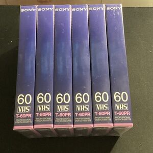Sony Professional Grade Blue VHS Tape